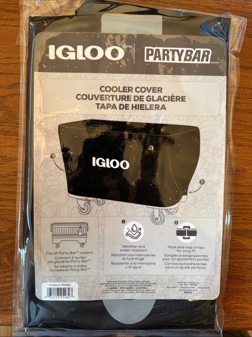 Igloo Black PartyBar Cooler Cover NEW